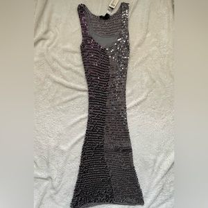 Sequin, midi length, bodycon dress